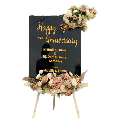 Papan Bunga Akrilik Sebuku