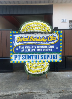 Papan Bunga Duka di Sebuku