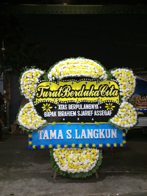 Papan Bunga Duka di Sebuku